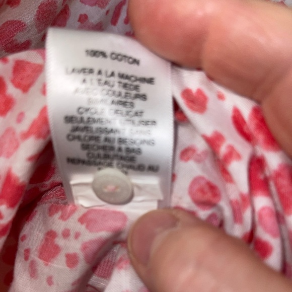 Cotton Pink Leopard Print Blouse - Picture 4 of 6